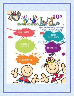 10° Cartilla Emprendimiento