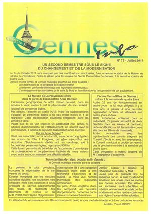Gennes Info Juillet 2017 N° 75
