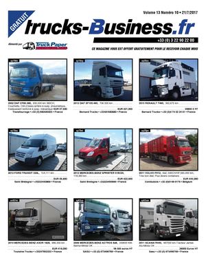 TRUCKS BUSINESS VOLUME 13 NUMÉRO 10 • 21/07/2017 •
