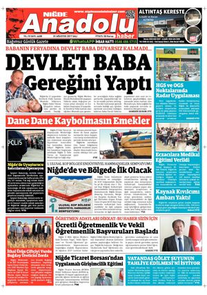 01 Ağustos 2017 Salı