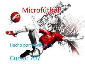 Presentación microfutbol