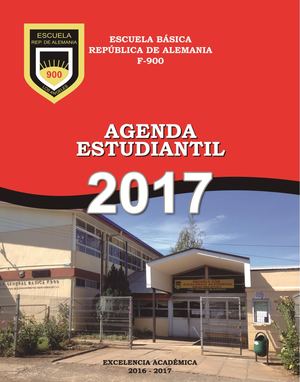 Agenda Escolar - Modelo 3