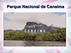 Parque Nacional De Canaima
