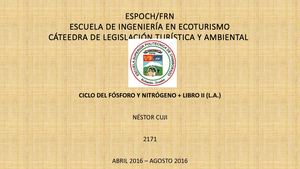Expo Ciclo Fosforo Y Nitrogeno