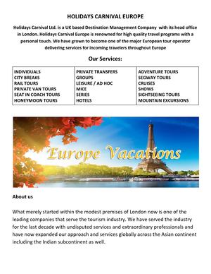DMC Destination Management  for Europe Dmc uk Dmc SwatirZaland