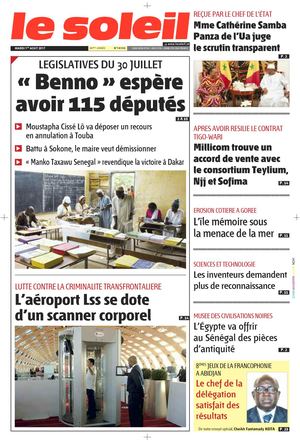 Edition du 1er Aout 2017