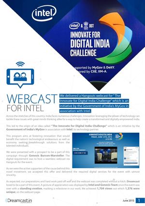 Intel Digital India Challenge
