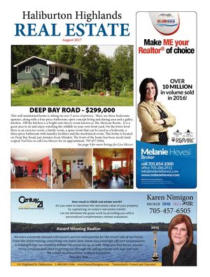 Haliburton Highlands Real Estate Aug 2017