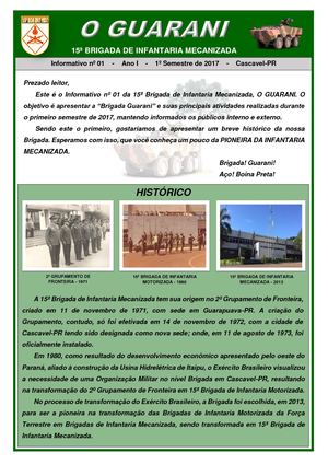Informativo 01 15ª Bda Inf Mec