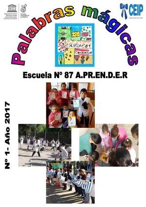 Revista Palabras mágicas- Julio Escuela 87