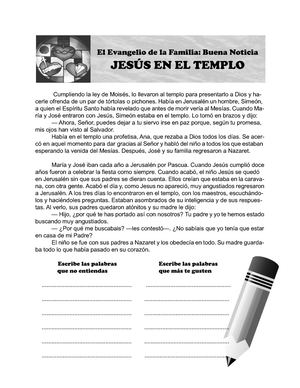 JESÚS EN EL TEMPLO