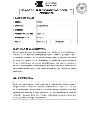 A0966 Silabo Responsabilidad Social Y Ambiental