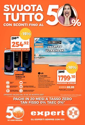 Equipe Expert Svuota Tutto Dal 10 Al 30 Agosto 2017