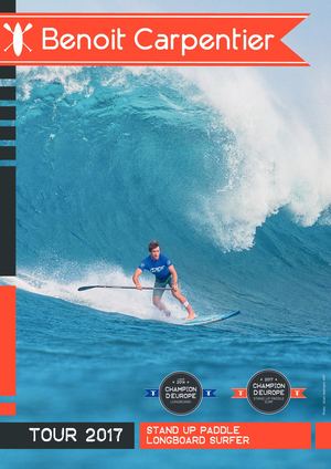 BOOK athlete // Pro Rider Surfer • Benoit Carpentier - Surf Stand Up Paddle & Longboard - 2017BOOK // Benoit Carpentier • Surf Stand Up Paddle • Book athlete 2017