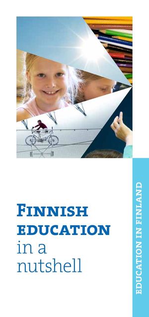 Finnish Education In A Nutshell