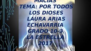 Análisis literario por todos los dioses