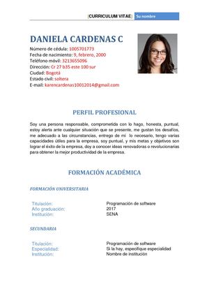 Formato Hoja De Vida (1)