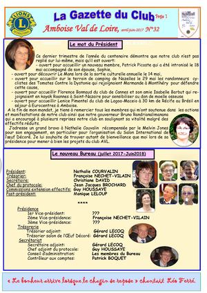 Gazette N° 32 Amboise Val de Loire 2017 04