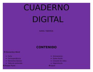 Cuaderno Digital