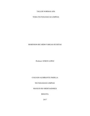 Taller Normas Apa