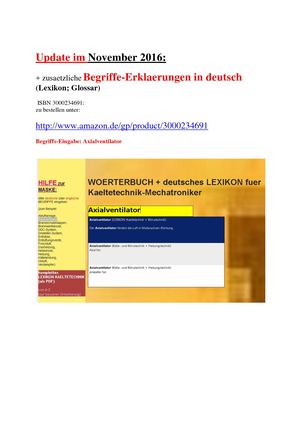 Kaelte-Klima-Sanitaer (Erklaerungen Lexikon Fachwoerter