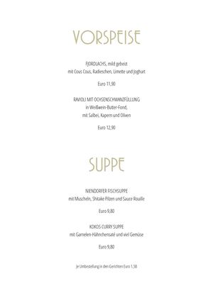 Speisekarte Der Strandküche