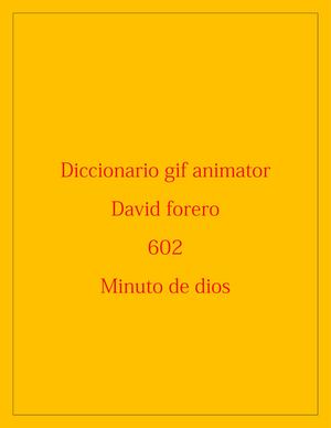 Diccionario Gif Animator