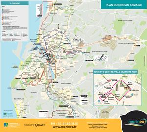 Plan du Réseau - Marinéo