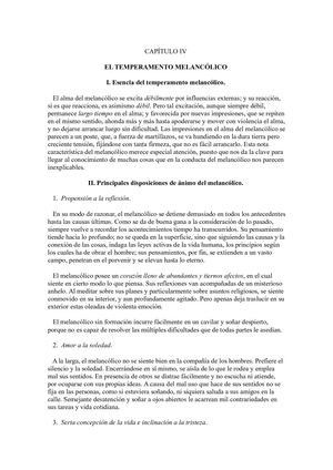 Temperamento Melancòlico