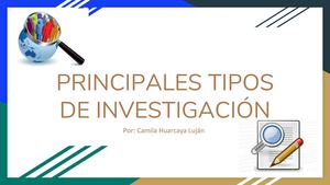 Tipos De Investigación