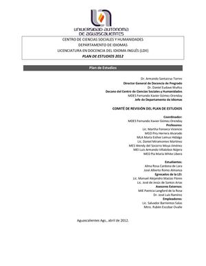 5 Plan De Estudios Ldii 2012