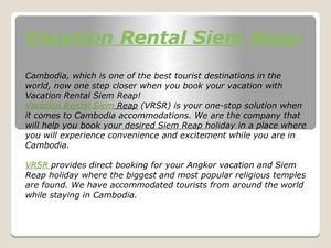 Vacation Rental Siem Reap