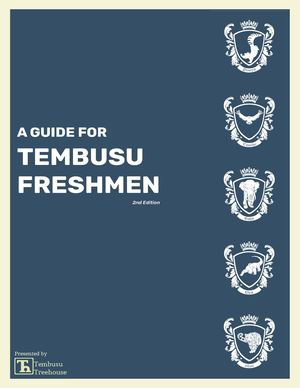 Tembusu Guide for Freshmen, edition two