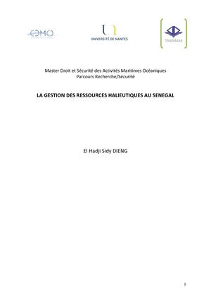 MEMOIRE MASTER 2 DSAMO EL HADJI SIDY DIENG