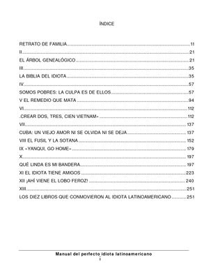 Manual Del Perfecto Idiota Latinoamericano
