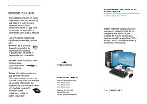 COMPONENTES DE LA COMPUTADORA