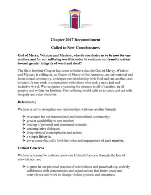 Chapter 2017 Recommitment