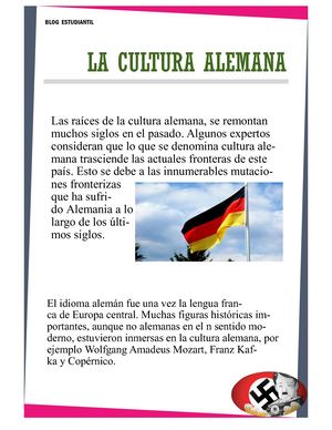Cultura Alemana