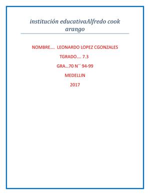 Institución Educativa Alfredo Cook Arango