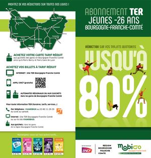 Region BFC Tarifs Mobigo Jeunes 80 2017