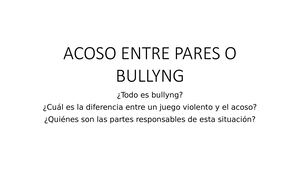 Bullying