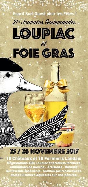 Brochure Journées Gourmandes Loupiac 2017