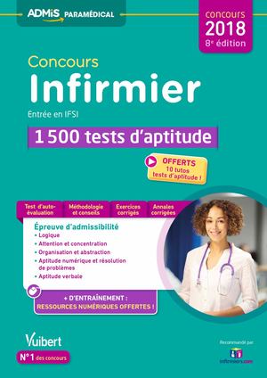 Concours Infirmier - Entrée en IFSI - 1 500 tests d'aptitude
