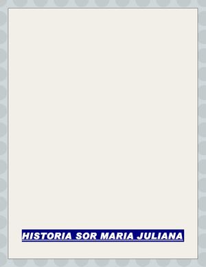 Historia Del Colegio Sor Maria Juliana