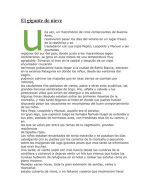 El Gigante De Nieve