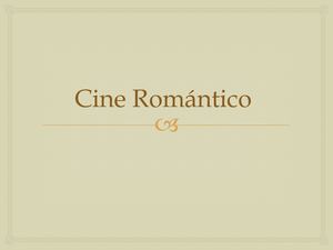 Cine Romántico