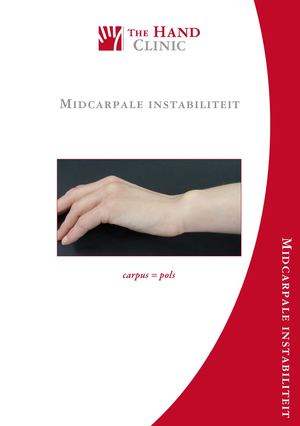 The Hand Clinic - Infofolder Midcarpale Instabiliteit