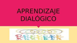 Aprendizaje Dialógico