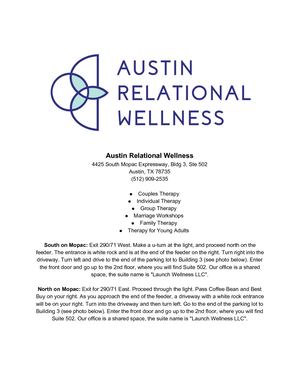 Austin Relational Wellness - Couples Therapy  Marriage Counseling In Austin TX