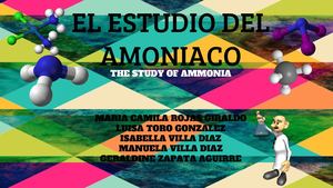 10-2-1 El ESTUDIO DEL AMONIACO